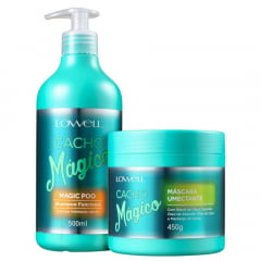 Lowell Cacho Magico Máscara 450gr + Shampoo Magic Poo 500ml